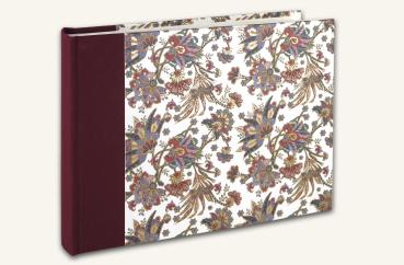 Preview: Rectangular landscape photo album, elegant design, finished in real gold